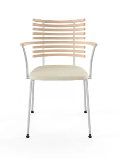 Naver Collection Tiger Armstol, creme læder fra><noscript><img width=