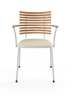 Naver Collection Tiger Armstol, creme læder fra><noscript><img width=