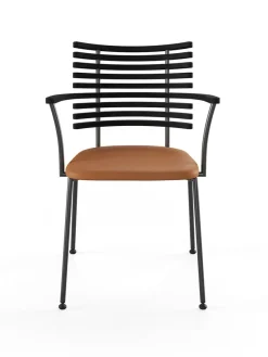 Naver Collection Tiger Armstol, sort læder fra><noscript><img width=