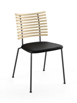 Naver Collection Tiger Stol, sort læder fra><noscript><img width=