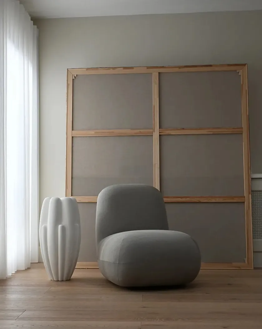 101 Copenhagen Toe Chair Flat, bouclé fra> Lænestole