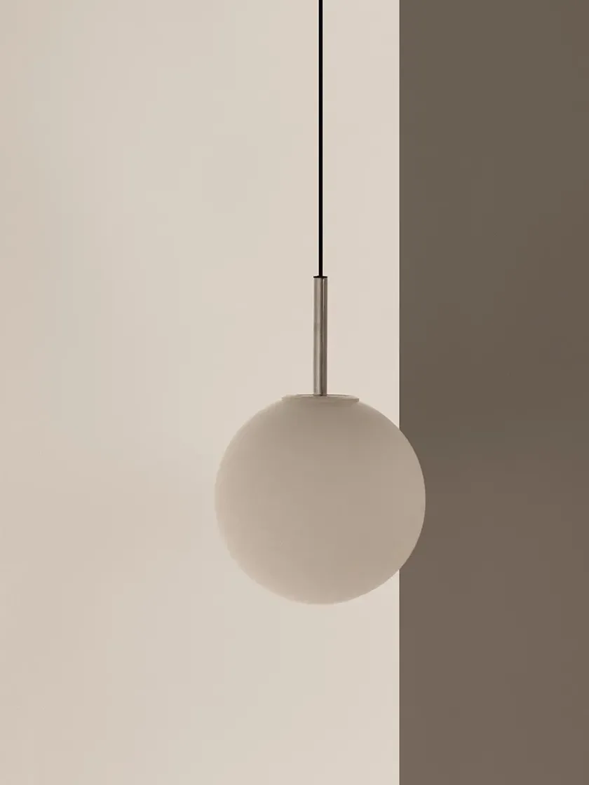 Audo Copenhagen TR Bulb Pendant, polished steel fra> Spots|Pendler