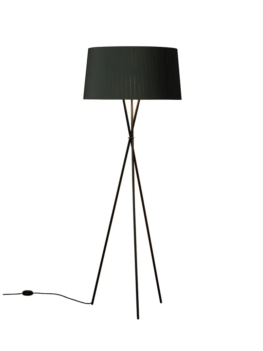 Santa & Cole Tripode Gulvlampe fra Santa and Cole, natural (G5)> Gulvlamper|Spots