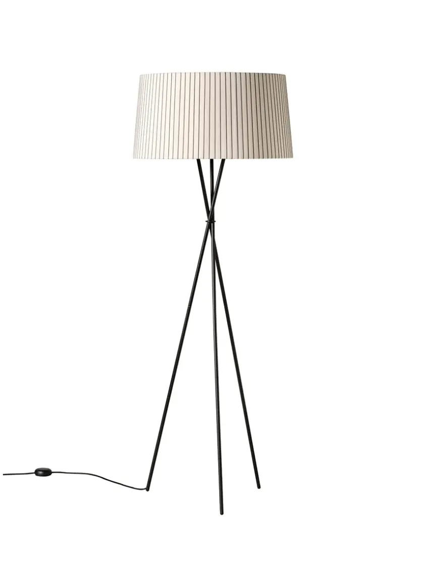 Santa & Cole Tripode Gulvlampe fra Santa and Cole, raw green (G5)> Gulvlamper|Spots