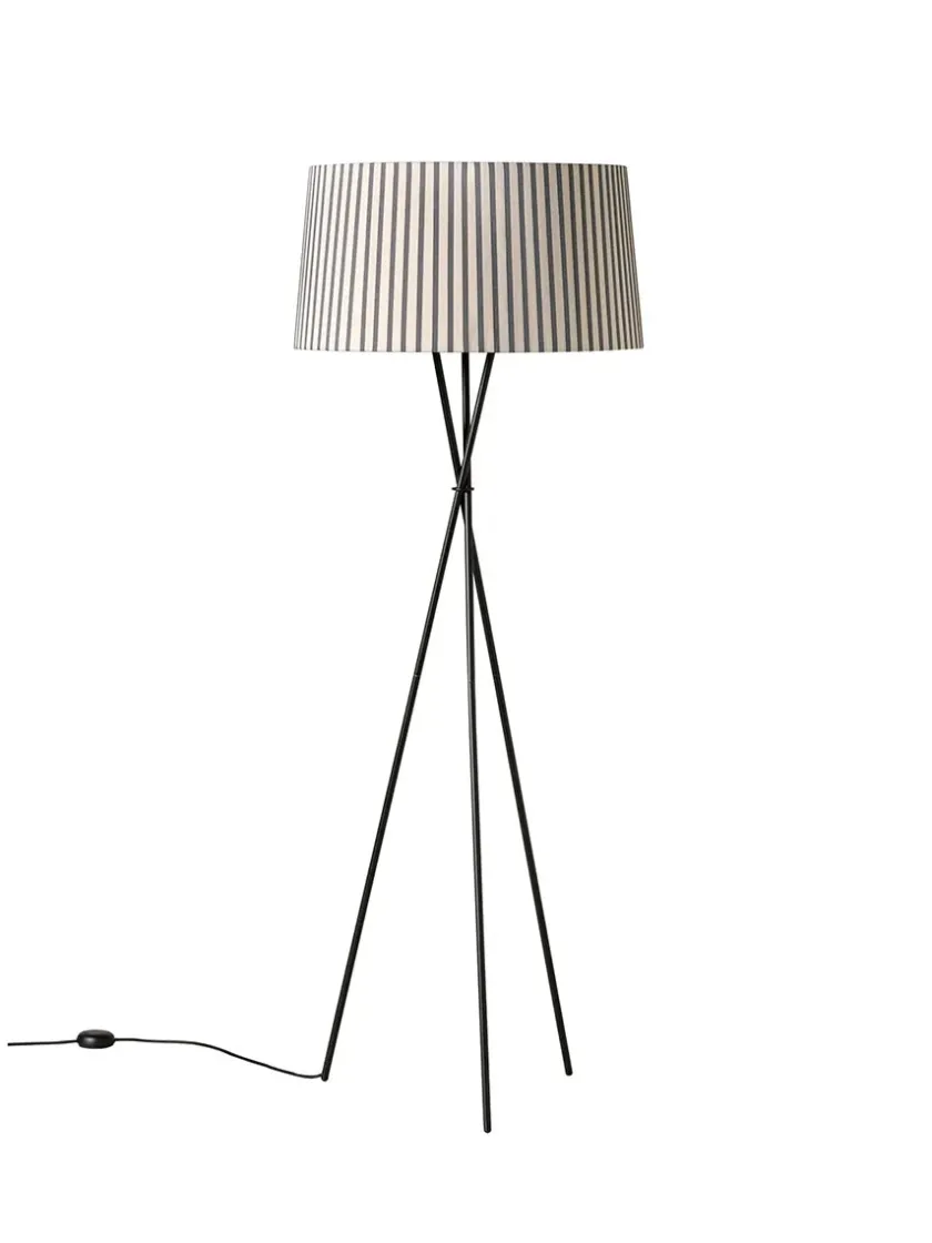 Santa & Cole Tripode gulvlampe fra Santa and Cole, diplomatica stripe (G5)> Gulvlamper|Spots