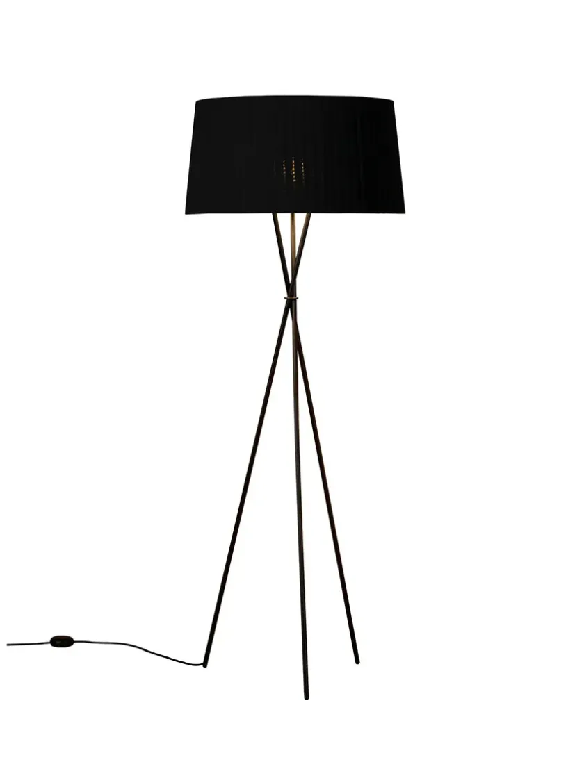 Santa & Cole Tripode Gulvlampe fra Santa and Cole, bretona stripe (G5)> Gulvlamper|Spots