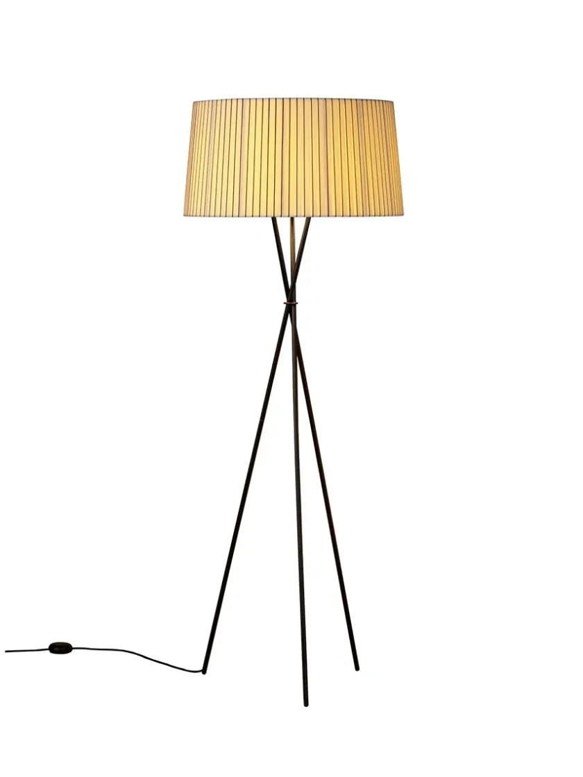 Santa & Cole Tripode Gulvlampe fra Santa and Cole, sort (G5)> Gulvlamper|Spots