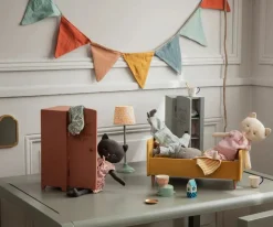 Maileg Træseng i gul, mini fra><noscript><img width=
