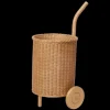 Ferm Living Tukki Trolley – naturlig rattan vogn fra>Børn Gaver|Gaver Til Børn