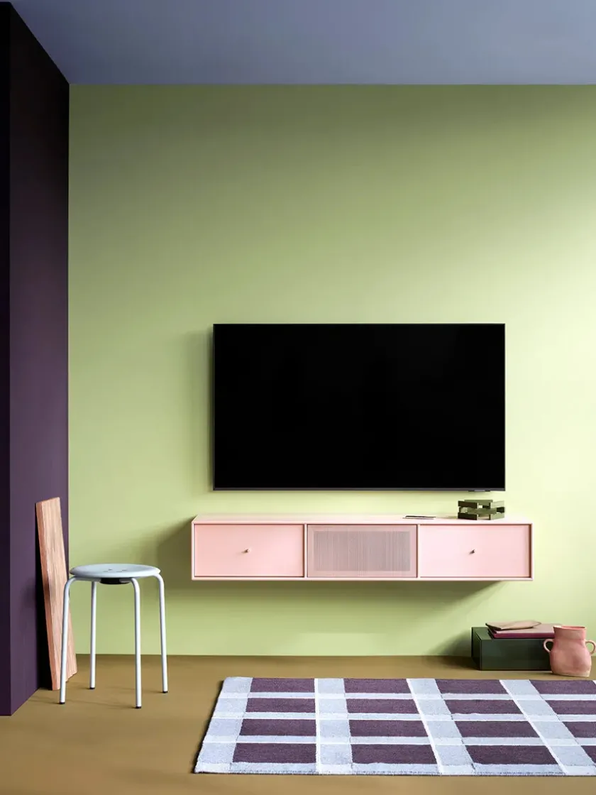 Montana TV & Sound Modul, Octave V, inkl. ben black fra> Tv-Borde