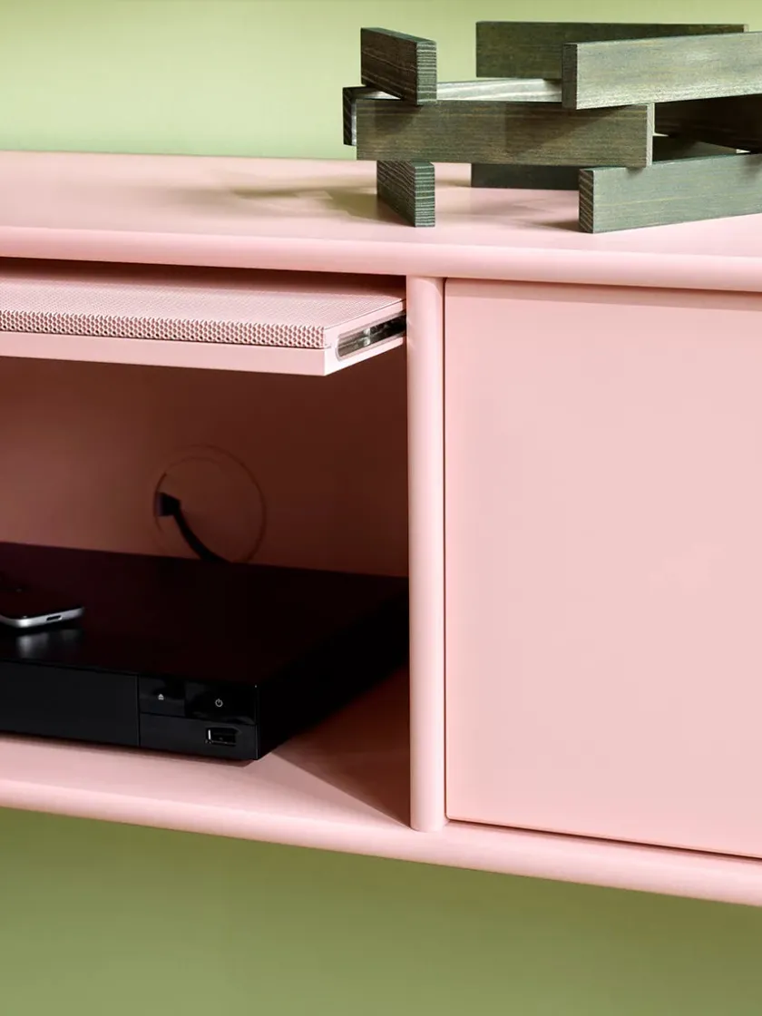 Montana TV & Sound Modul, Octave V, inkl. ben black fra> Tv-Borde