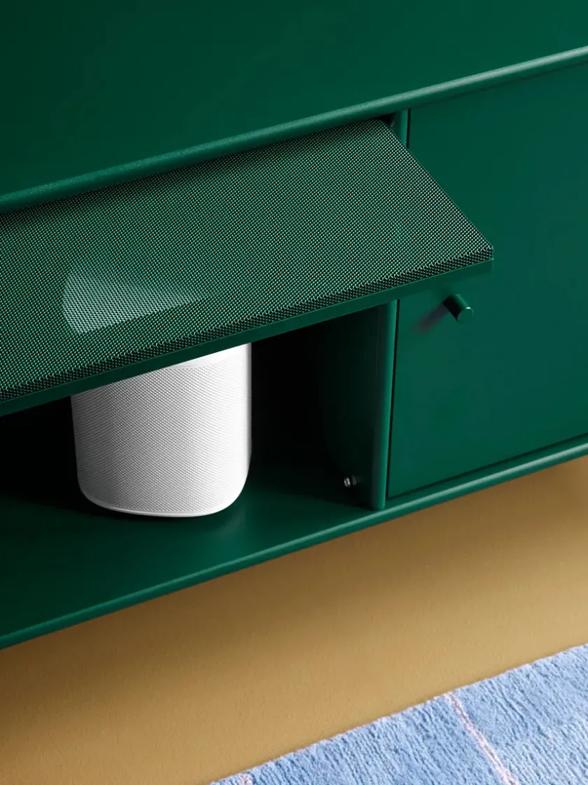 Montana TV & Sound Modul, Octave VI, inkl. ben messing fra> Tv-Borde