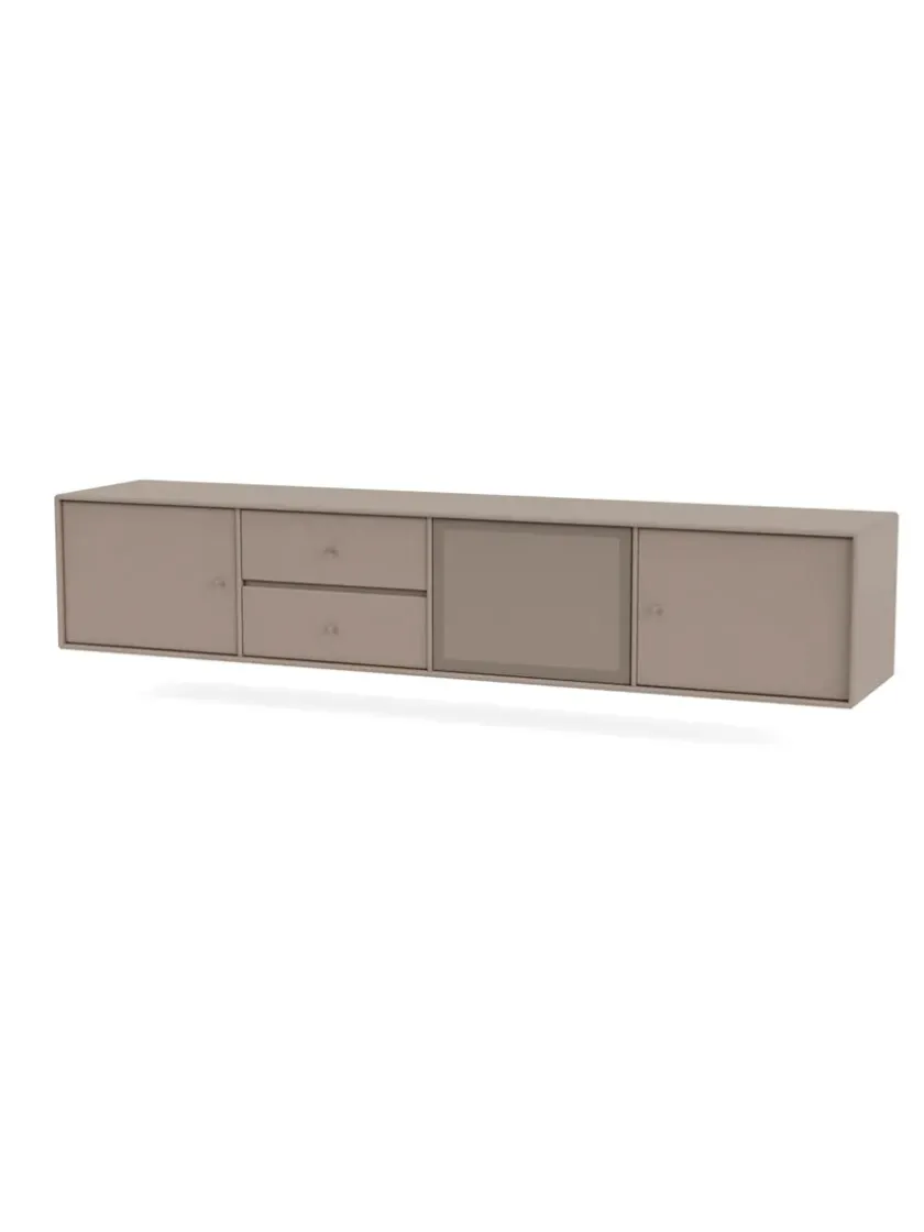 Montana TV & Sound Modul, Octave VI, inkl. ben messing fra> Tv-Borde