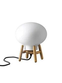 FDB Møbler U6 Mini Hiti Bordlampe, klart glas/sort eg fra><noscript><img width=