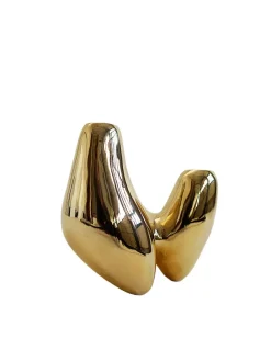 Hein Studio Unity Candleholder, gold fra> Lysestager