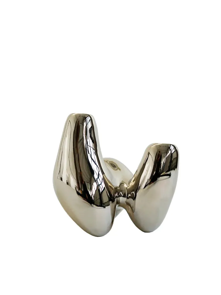 Hein Studio Unity Candleholder, silver fra> Lysestager
