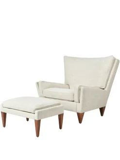 GUBI V11 Lounge Chair, smooth leather coffee fra><noscript><img width=