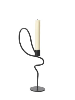 Ferm Living Valse Candleholder, high fra> Lysestager