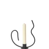 Ferm Living Valse Candleholder, low fra> Lysestager
