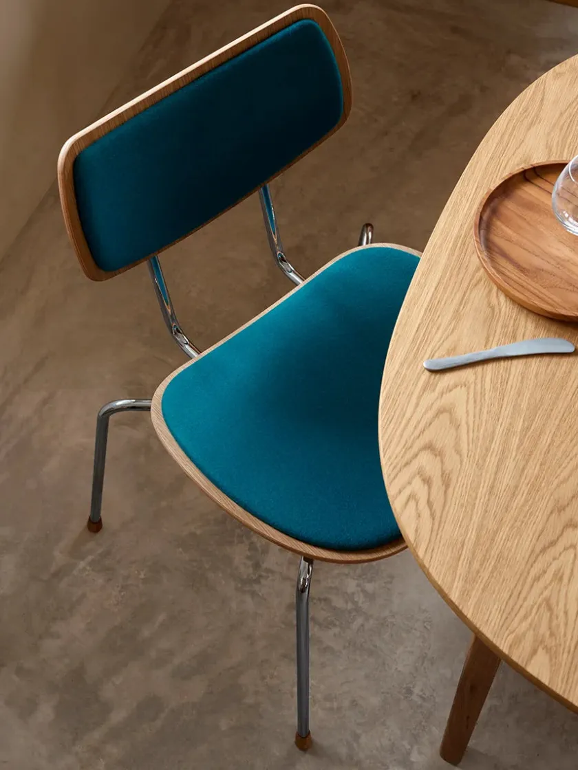 Carl Hansen & Søn Vega Stol, mood 01104/krom fra> Spisebordsstole