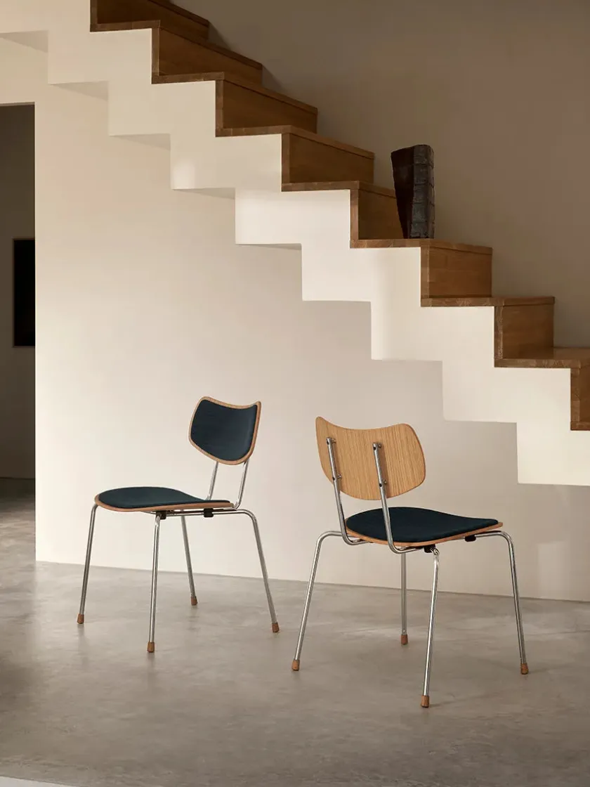 Carl Hansen & Søn Vega Stol, mood 01104/krom fra> Spisebordsstole