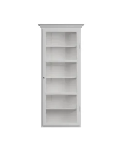 Lindebjerg Design Væghængt Vitrineskab Classic V4, lys grå fra><noscript><img width=