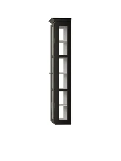 Lindebjerg Design Væghængt Vitrineskab Classic V4, sort fra><noscript><img width=