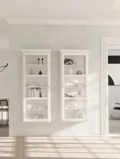 Lindebjerg Design Væghængt Vitrineskab Classic V4, sort fra><noscript><img width=