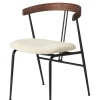 GUBI Violin Dining Chair, american walnut fra> Spisebordsstole