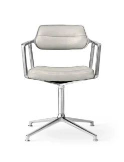 Vipp 453 Swivel Chair, Light Grey, Special Edition fra> Spisebordsstole