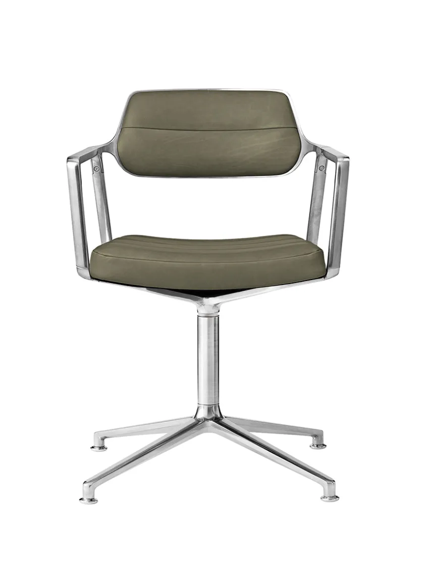 Vipp 453 Swivel Chair, Light Grey, Special Edition fra> Spisebordsstole
