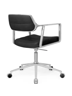 Vipp 453 Swivel+ Chair m/hjul, bosco grøn læder fra><noscript><img width=