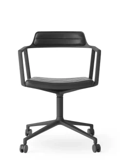 Vipp 452 Swivel Chair m/hjul, camel læder fra><noscript><img width=
