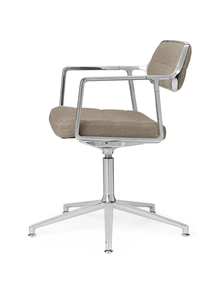 Vipp 453 Swivel+ Chair, sort læder fra> Kontorstole