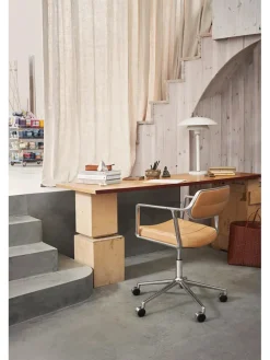 Vipp 453 Swivel+ Chair, sort læder fra><noscript><img width=