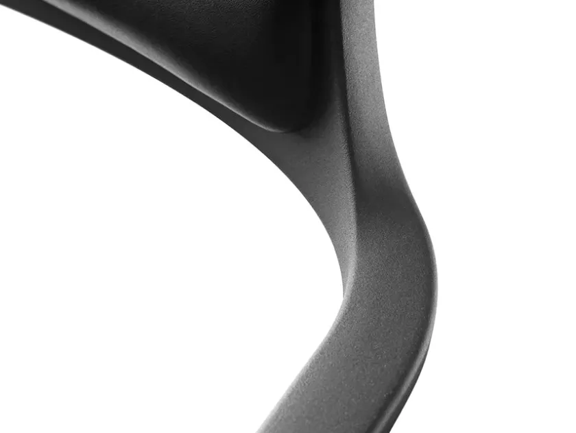 Vipp 452 Swivel Chair, sort læder fra> Spisebordsstole