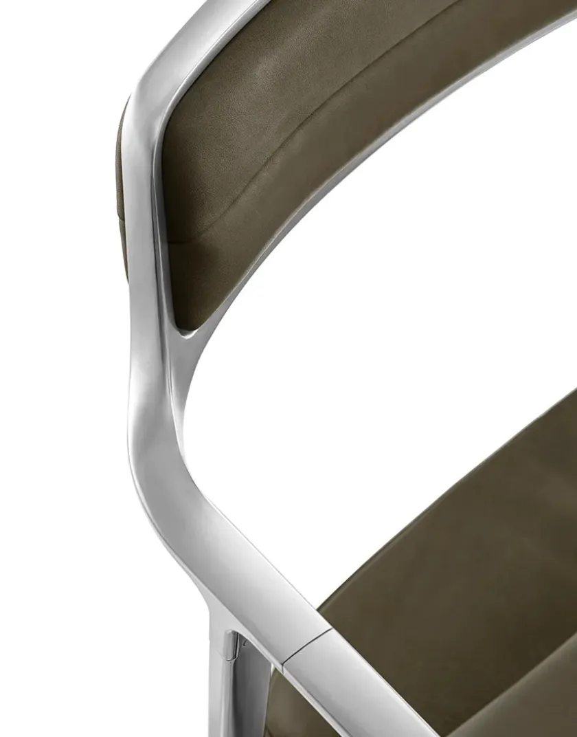Vipp 452 Swivel Chair, sort læder fra> Spisebordsstole