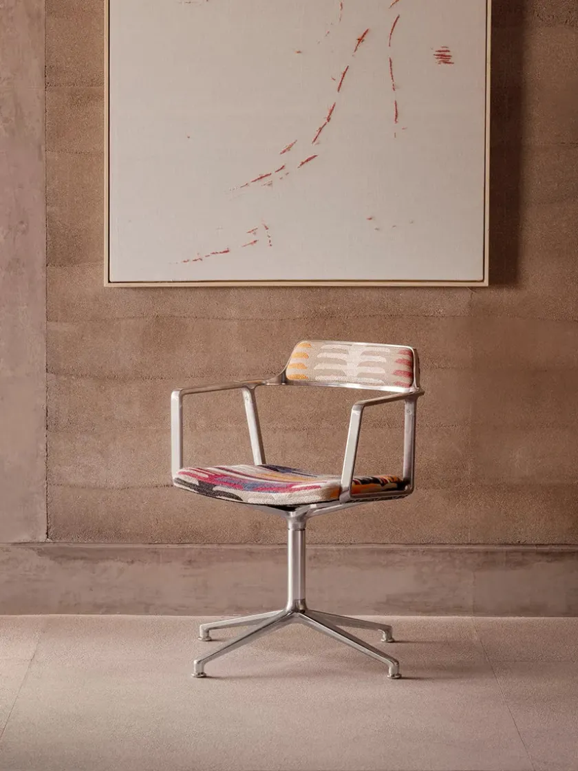 Vipp 452 Swivel Chair, sort læder fra> Spisebordsstole