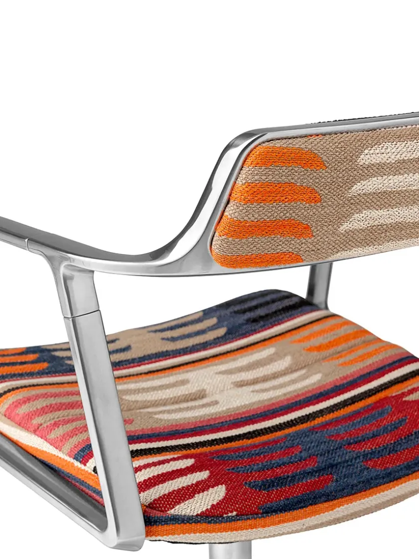 Vipp 452 Swivel Chair, sort læder fra> Spisebordsstole