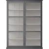 Lindebjerg Design Vitrineskab Classic V2, antracit fra> Vitrineskabe