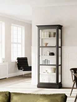 Lindebjerg Design Vitrineskab Classic V1, hvid fra><noscript><img width=
