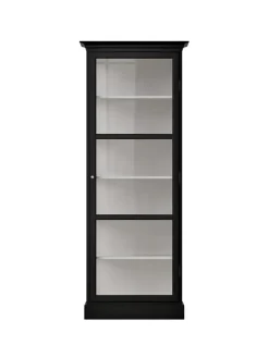 Lindebjerg Design Vitrineskab Classic V1, sort fra> Vitrineskabe
