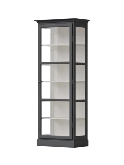Lindebjerg Design Vitrineskab Classic V1, sort fra><noscript><img width=