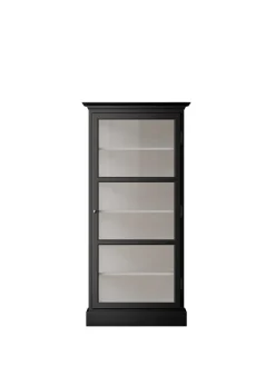 Lindebjerg Design Vitrineskab Classic V3, sort fra> Vitrineskabe