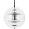 Verpan VP Globe, brushed alu Ø40 cm af Verner Panton> Pendler|Spots