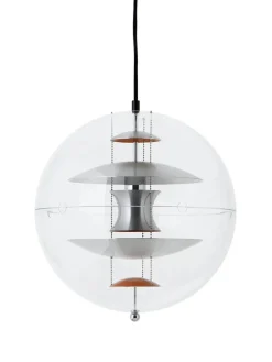 Verpan VP Globe, brushed alu Ø40 cm af Verner Panton> Pendler|Spots
