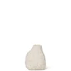 Ferm Living Vulca Mini Vase, Off-white stone fra> Vaser