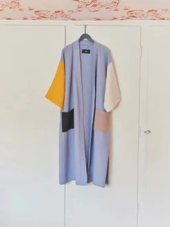 HAY Waffle Badekåbe, off-white multi fra><noscript><img width=