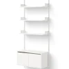 New Works Wall Shelf Cabinet Low w. Doors fra> Skænke