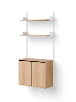 New Works Wall Shelf Cabinet Tall w. Doors fra><noscript><img width=